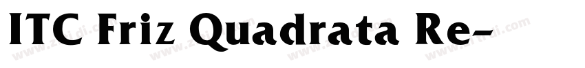 ITC Friz Quadrata Re字体转换